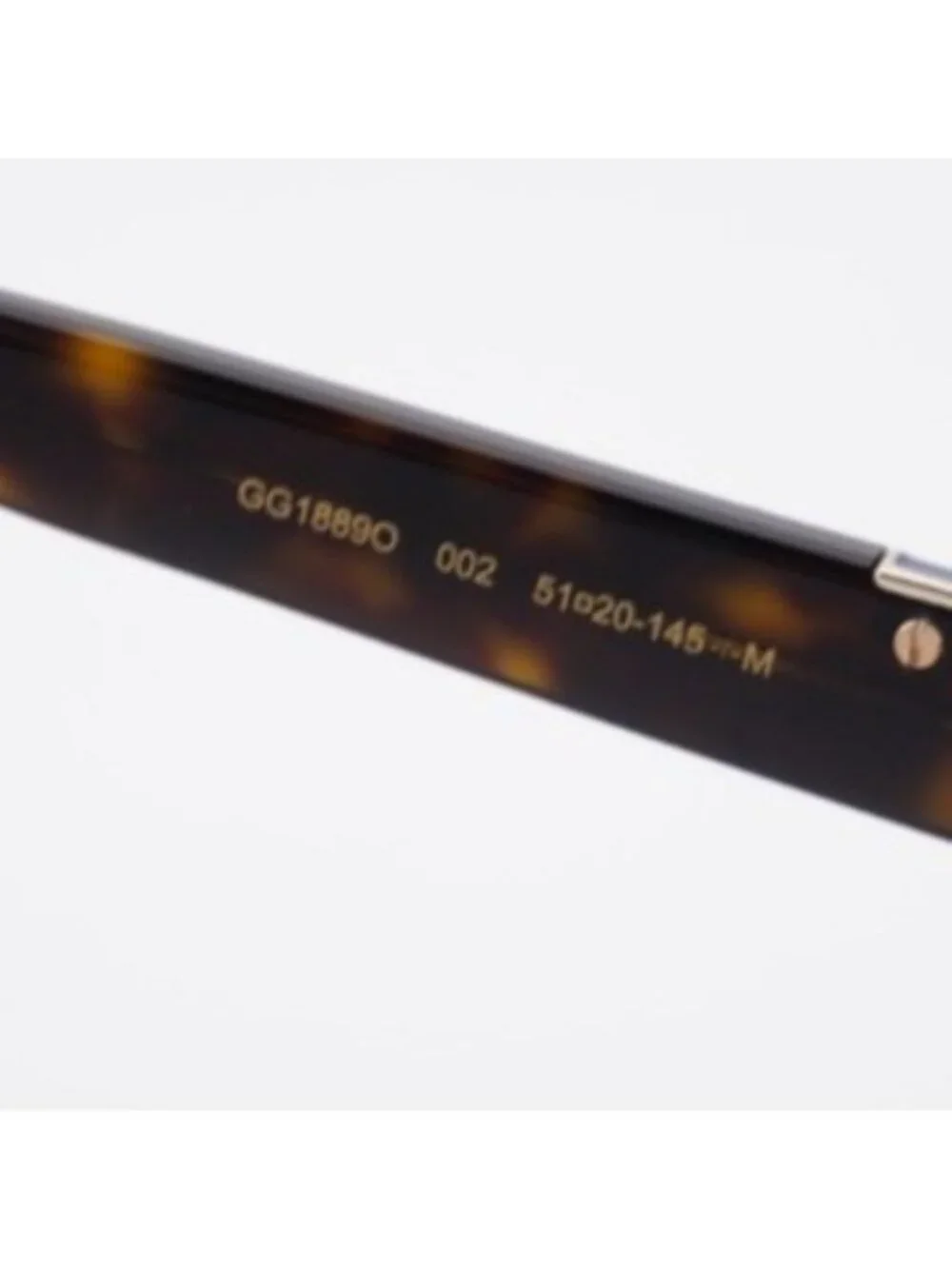 Gucci GG1889O 002 Eyeglasses Havana 51mm Square Frame